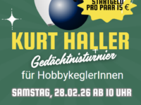 KURT HALLER Gedächtnisturnier für Hobbykegler:innen beim VfL Ulm / Neu-Ulm e.V.